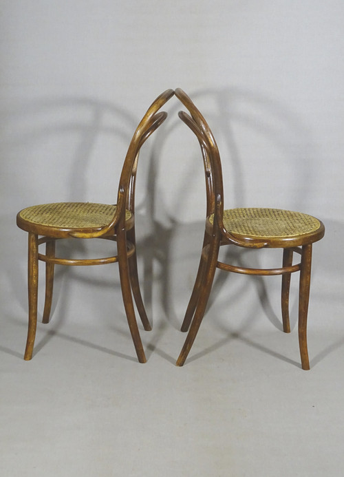  Chaises TURPE bistrot cannée, N°14 fabrication 1900- no Thonet -