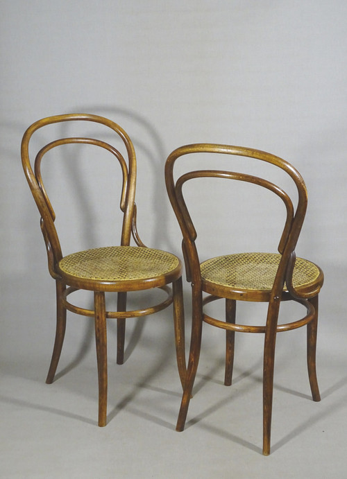  Chaises TURPE bistrot cannée, N°14 fabrication 1900- no Thonet -