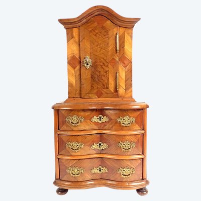 Dutch Two-Body Chest of Drawers Cabinet Marquetry 19th century