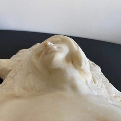 Marble sculpture of La Vallière 20th century by J. Morrini