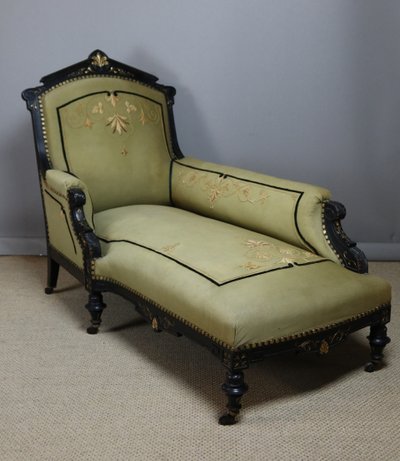 Napoleon III lounge, two armchairs, two chairs