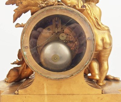 Louis XVI bronze clock