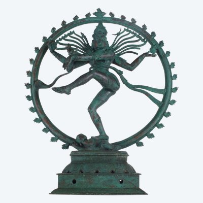 Großer Shiva Nataraja aus Bronze