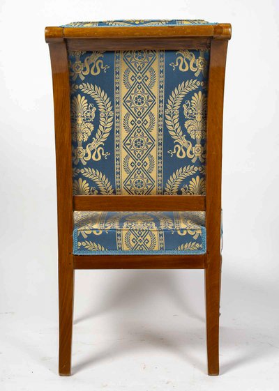 Georges Jacob Master in 1765 Four mahogany armchairs from the Directoire period circa 1795-1799