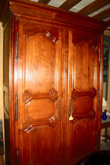 Louis XIV period oak wardrobe