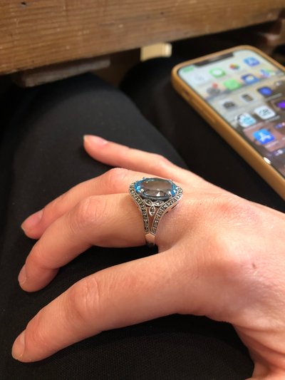 Topaz ring