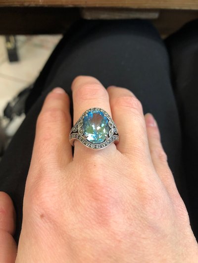 Topaz ring