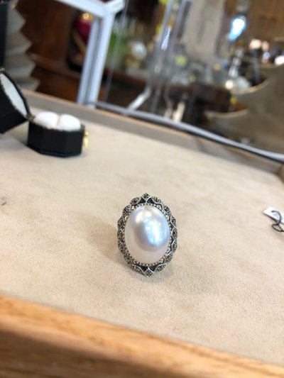 Mabé Pearl Ring