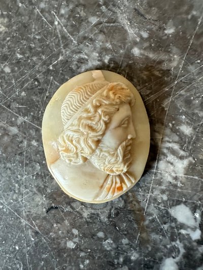 Antique shell cameo