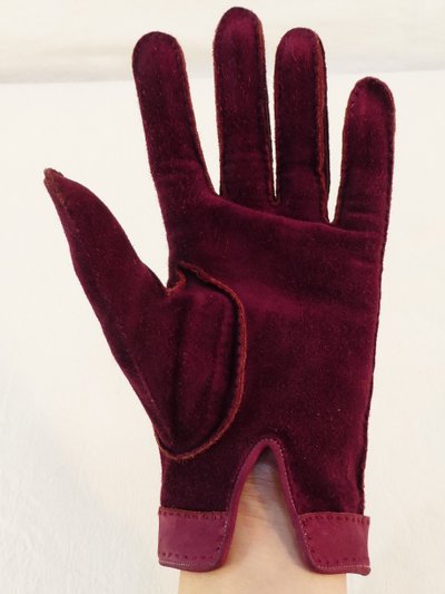 Paire de gants HERMES PARIS made in france en velour