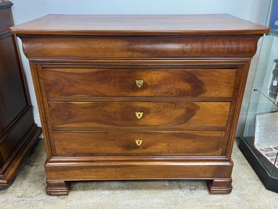 LOUIS PHILIPPE WALNUT COMMODE