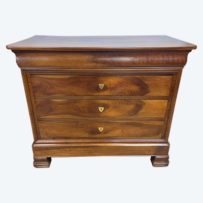 LOUIS PHILIPPE WALNUT COMMODE