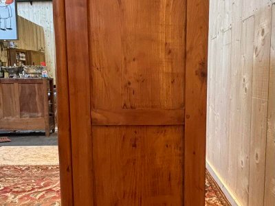 Empire style bookcase/display cabinet in cherry wood.