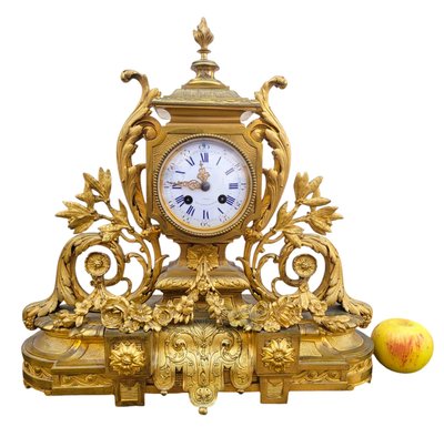 Orologio in bronzo dorato, Napoleone III, XIX secolo