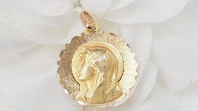 Virgin Mary Medal Pendant