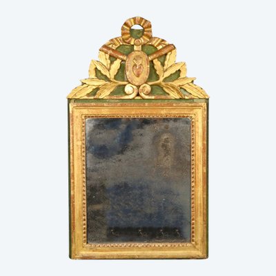 Miroir Vendéen, Louis XVI, bois doré 