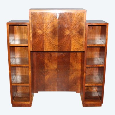 Art Deco period walnut secretary circa 1930