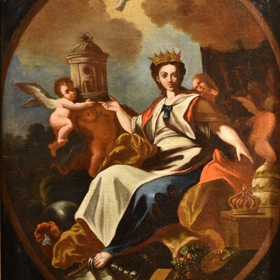 The Allegory Of Europe, Francesco Solimena (canale Di Serino 1657 - Barra 1747) Workshop/circle