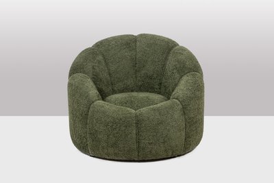 Pair of armchairs in bouclette fabric. Contemporary. LS62021908P