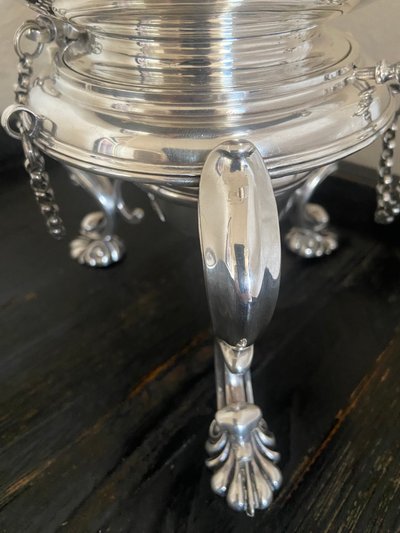 Silver plated samovar