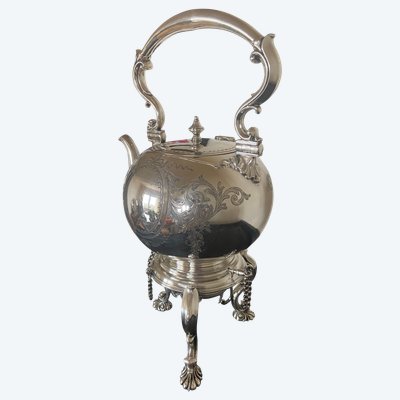 Silver plated samovar