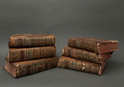 Books Holy Bible in Latin and French Paris 1767