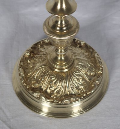 Lampada da scrivania Muller in bronzo, 1900 circa