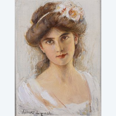 Albert Lynch (1860-1950) - Portrait of a Woman, Circa 1900