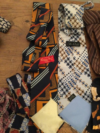 12 silk ties