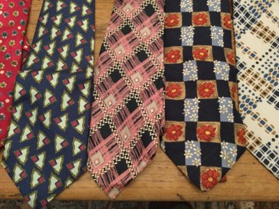 12 silk ties