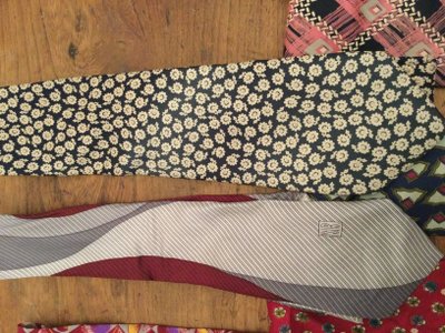 12 silk ties