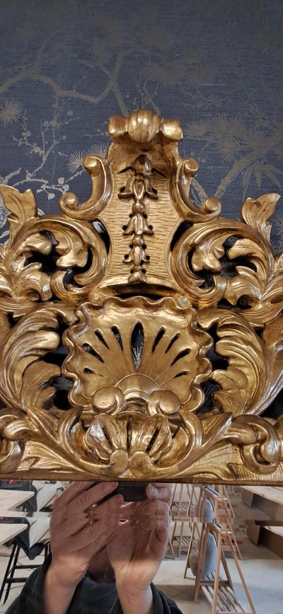 Italian Baroque XIX mirror 158 x 118