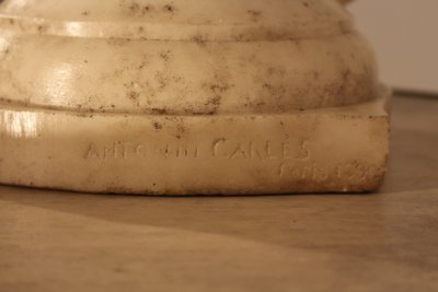  Bust in Carrara marble