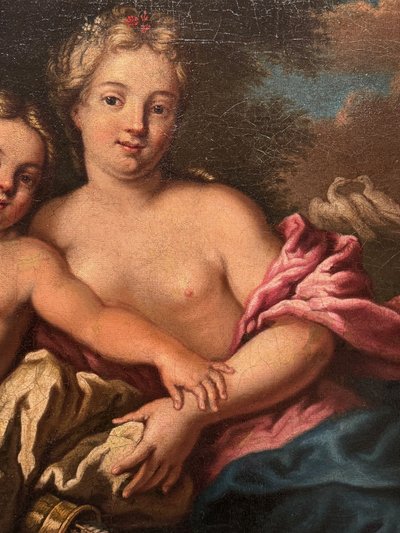 Venus and Love, French school circa 1750