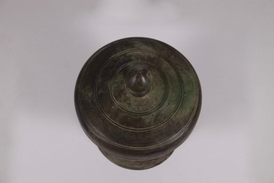 Burmese bronze covered bowl Taungû / Nyaung-yan