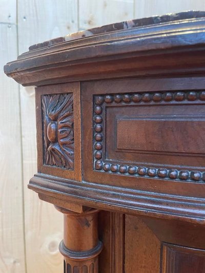 Louis XVI style corner cupboard