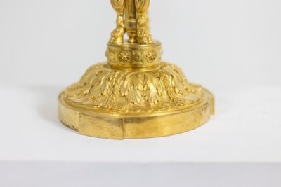 Eugène Bazart Paris. Hot-water bottle lamp in gilt bronze. Circa 1880. LS60331509G