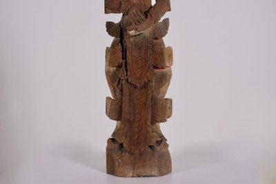 Wooden sculpture of a Burmese Nat