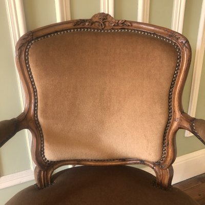 J. Gourdin, Louis XV period armchair