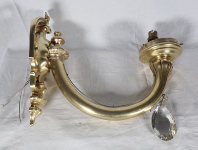 Large gilded bronze wall light from the Napoleon III period