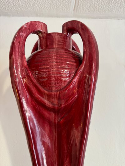 Large Art Nouveau vase attributed to Jérôme Massier