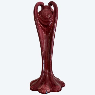 Large Art Nouveau vase attributed to Jérôme Massier