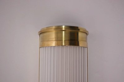 Large modernist Art Deco wall / ceiling light, 160 cm