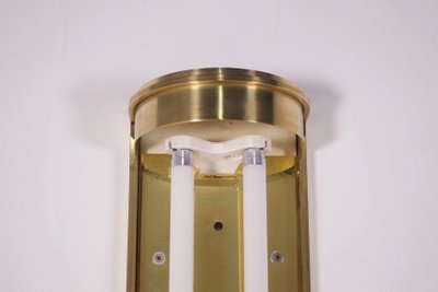 Large modernist Art Deco wall / ceiling light, 160 cm