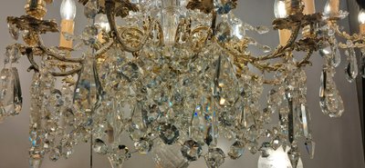 Crystal chandelier Napoleon III period 87 x 60