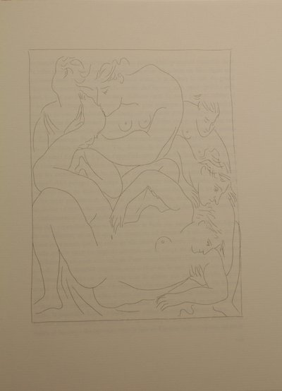 Book 'Les Métamorphoses d'Ovide' illustrations Picasso éditions Skira circa 1970