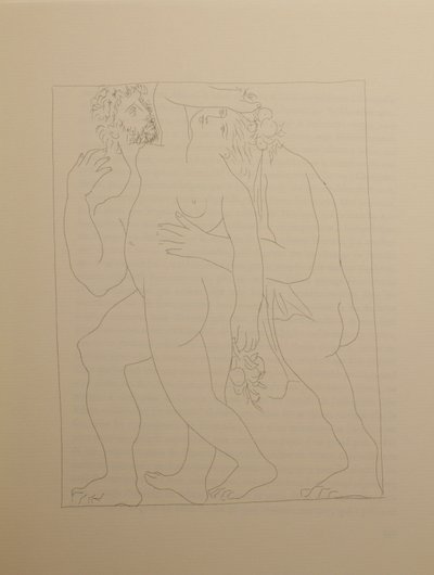 Book 'Les Métamorphoses d'Ovide' illustrations Picasso éditions Skira circa 1970