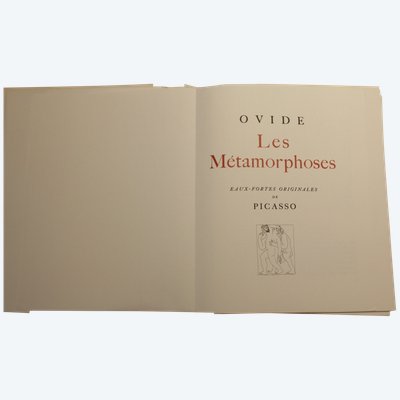 Book 'Les Métamorphoses d'Ovide' illustrations Picasso éditions Skira circa 1970