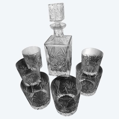 7 Piece Crystal Whiskey Set