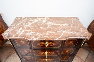 Antique Napoleon III chest of drawers, France, 19th century.